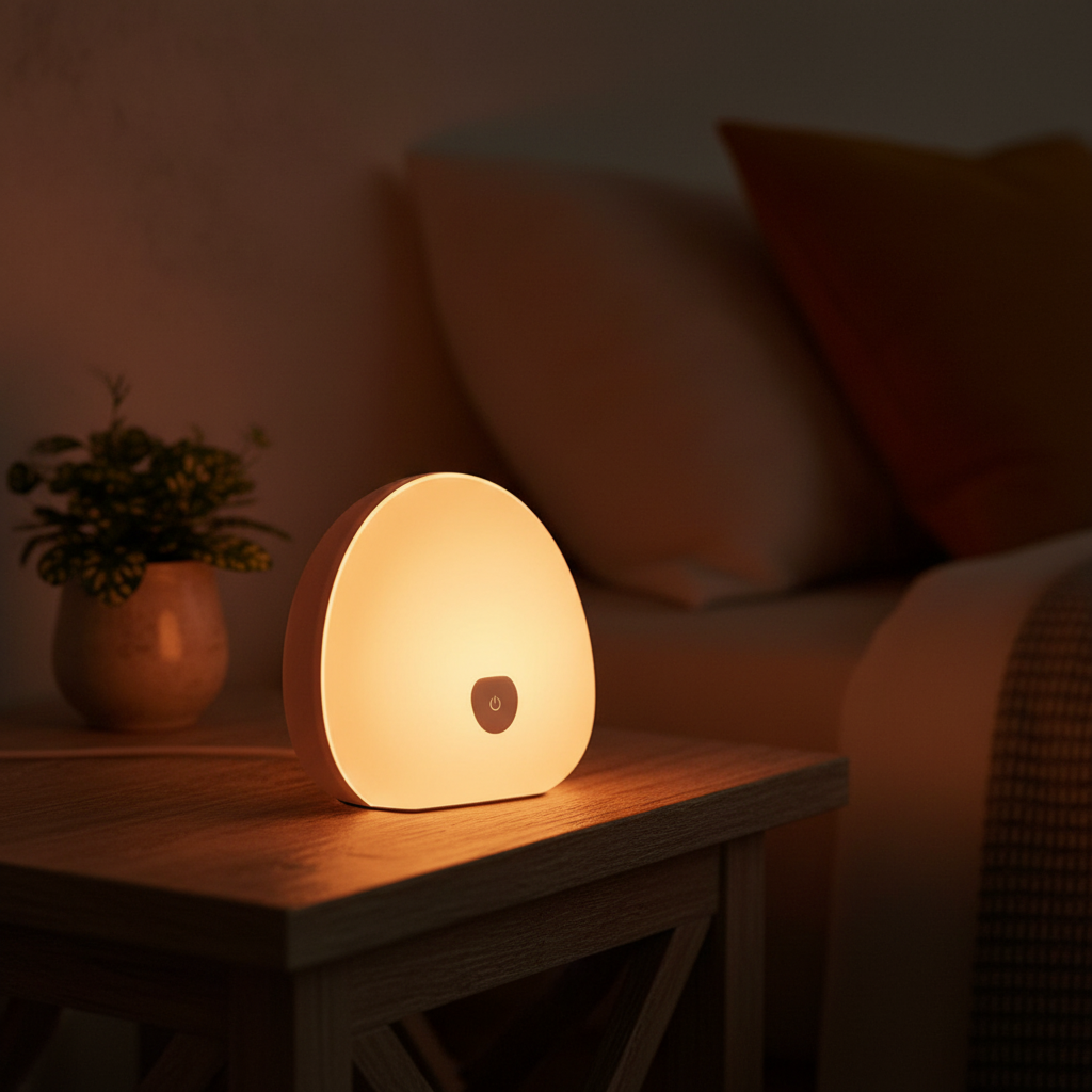 RGB Nattlampa med White Noise & Laddning